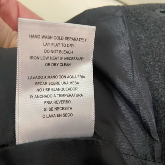 See Thru Soul Gray Peacoat Cropped Medium - Picture 6 of 7